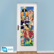 Plakát na dveře s hrdiny z One Piece