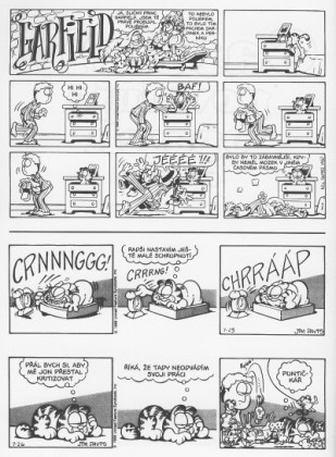 Garfield povoluje opasek (č. 17)