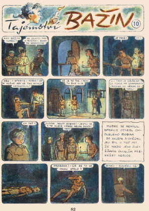 Kreslené seriály časopisu Junák z let 1945 – 1948