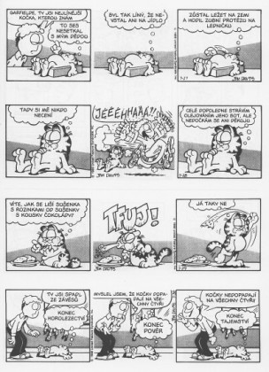 Garfield povoluje opasek (č. 17)