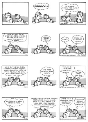 Garfield slízne smetanu (č. 4)