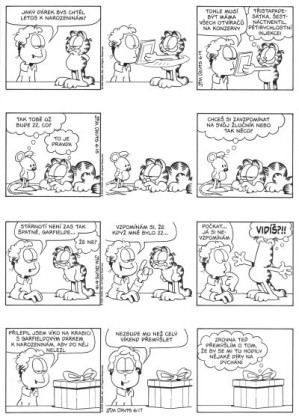 Garfield něco peče (č. 37)