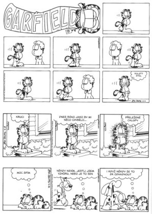 Garfield chrochtá blahem (č. 35)