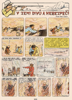 Kreslené seriály časopisu Junák z let 1945 – 1948