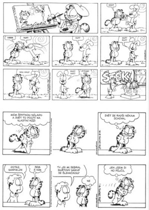 Garfield krmí zvěř (č. 34)