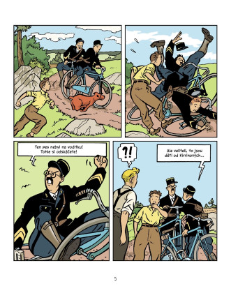 Správná pětka na útěku - komiks