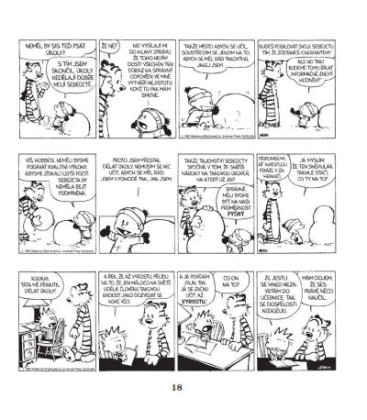 Calvin a Hobbes: Jeden neví, kam dřív skočit