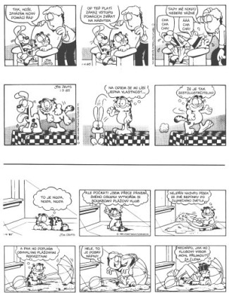 Garfield si dává do nosu (č. 11)