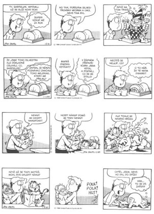 Garfield si dává do nosu (č. 11)