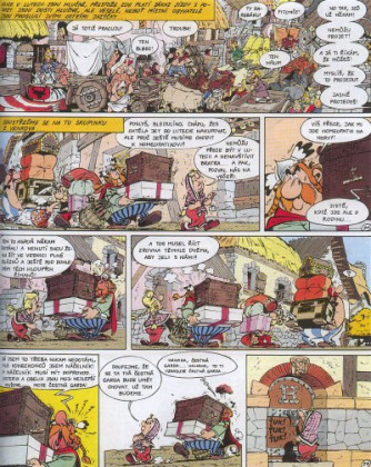 Astérix XVIII: Asterix a Caesarův vavřínový věnec