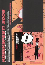 Komiksfest! 2008 (oficiální katalog) - DVD s animovanými filmy a komiksový notýsek Moleskine
