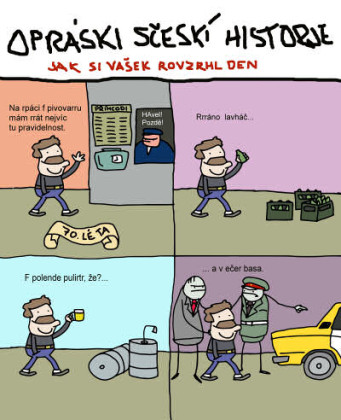 Opráski sčeskí historje