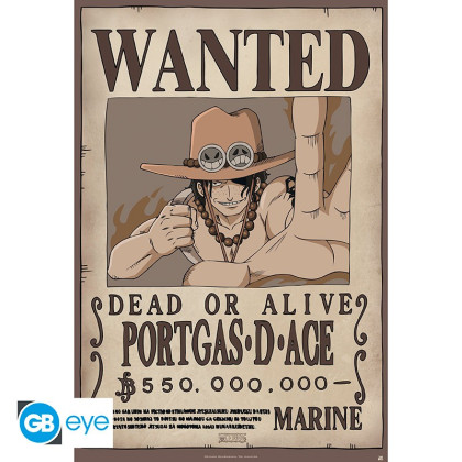 Hledaný Ace One Piece plakát