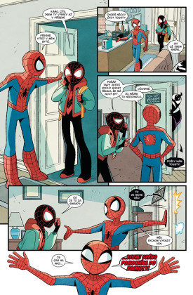 Peter Parker a Miles Morales Spider-Mani: Trable na druhou