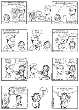 Garfield krmí zvěř (č. 34)