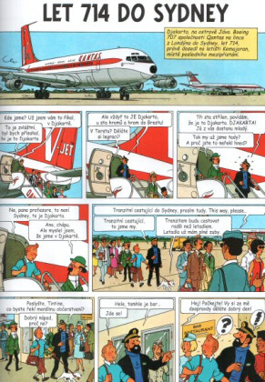 Tintinova dobrodružství 22: Let 714 do Sydney