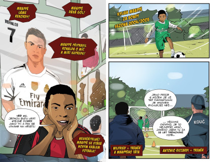 Mbappé - Fotbalové ikony (komiks)