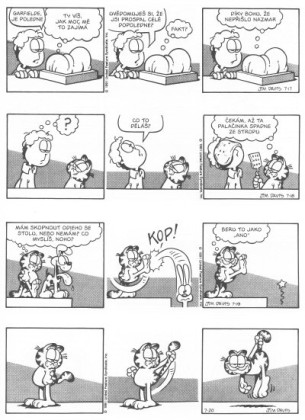 Garfield bradami vzhůru (č. 22)