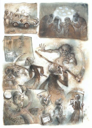 Komiksfest! 2008 (oficiální katalog) - DVD s animovanými filmy a komiksový notýsek Moleskine