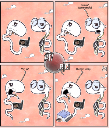 Qejci: Existenciální sperma komiks