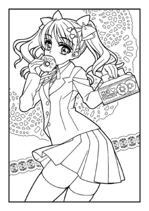 Omalovánky v manga stylu