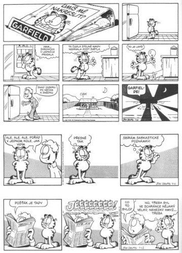 Garfield drží tlustou linii (č. 27)