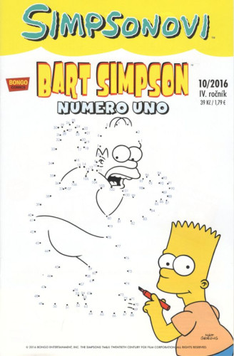 Bart Simpson 10/2016: Numero uno