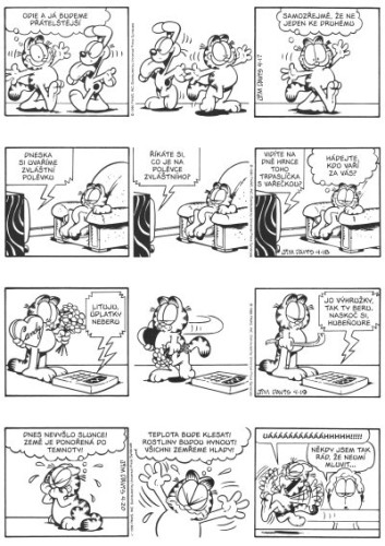 Garfield si válí šunku (č. 30)