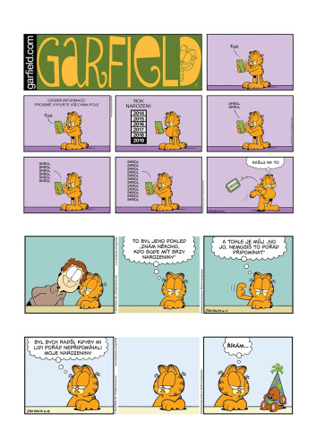 Garfield - Garfield nezná zbytky (č. 69)