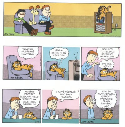 Garfield se vybarvuje