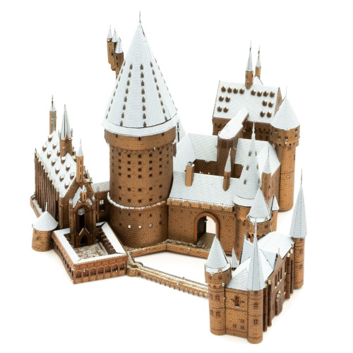 Bradavický hrad pod sněhem