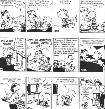 Calvin a Hobbes: Pod postelí něco slintá
