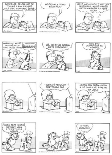 Garfield polyká pýchu (č. 13)