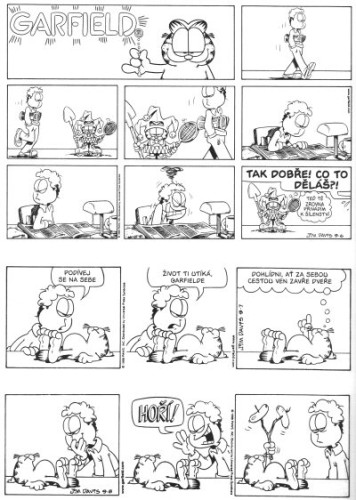 Garfield krmí zvěř (č. 34)