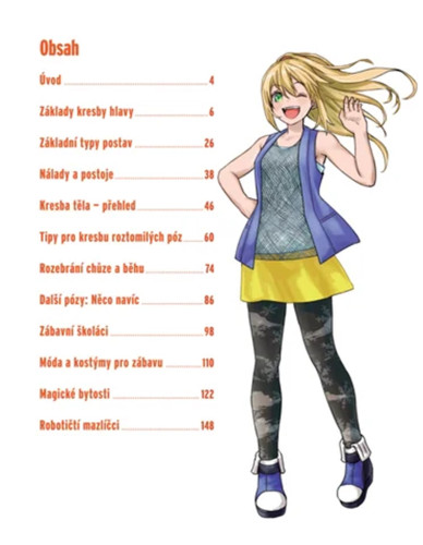 MANGA – 100 roztomilých postav a výrazů