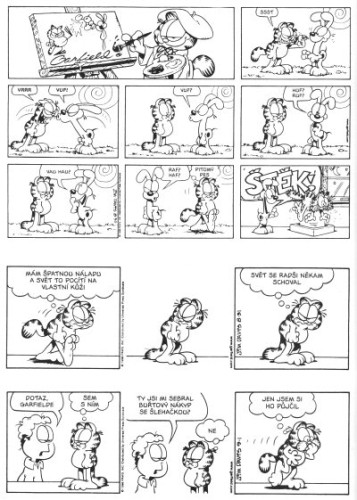 Garfield krmí zvěř (č. 34)