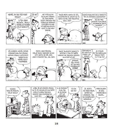 Calvin a Hobbes: Jeden neví, kam dřív skočit