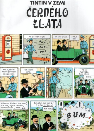 Tintinova dobrodružství 15: Tintin v zemi černého zlata