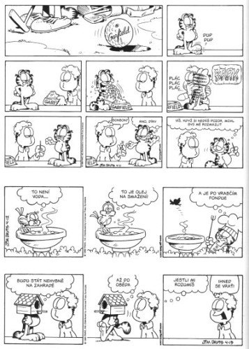 Garfield chrochtá blahem (č. 35)