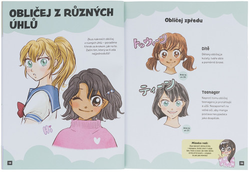 Jak kreslit kawaii manga POSTAVY – Krok za krokem s MISAKO