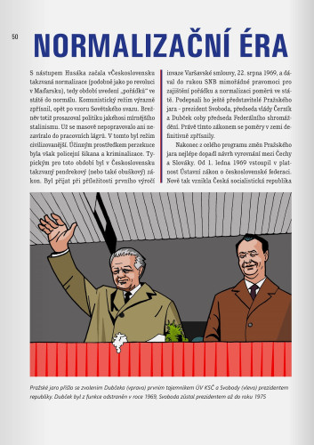 Sametová revoluce - Pád železné opony v komiksu