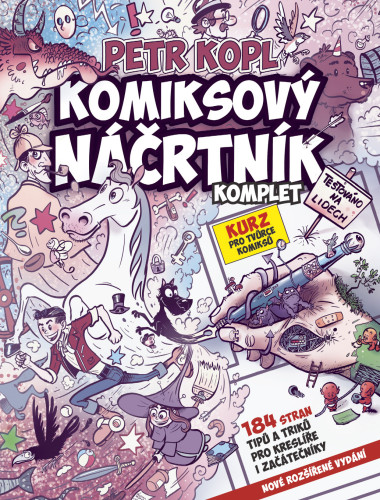 Komiksový náčrtník komplet