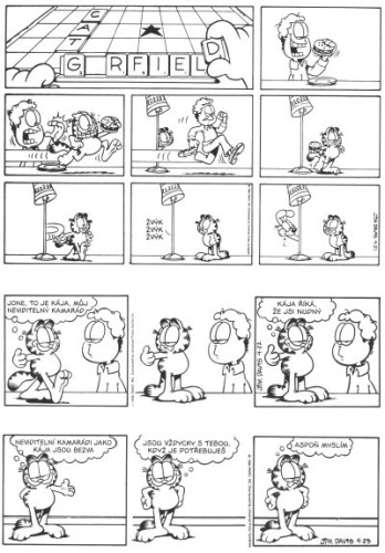 Garfield si válí šunku (č. 30)