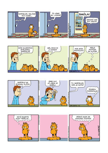 Garfield - Garfield chodí spát se slepicemi (č. 59)