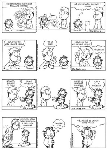 Garfield krmí zvěř (č. 34)