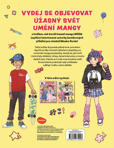 Jak kreslit kawaii manga MÓDA – Krok za krokem s MISAKO
