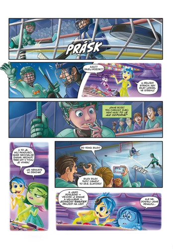 V hlavě 2 - Filmový příběh jako komiks