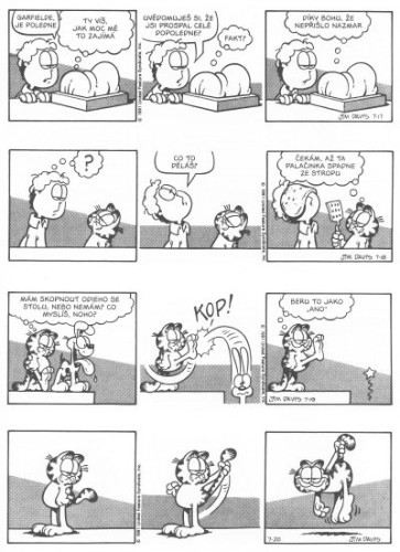 Garfield bradami vzhůru (č. 22)