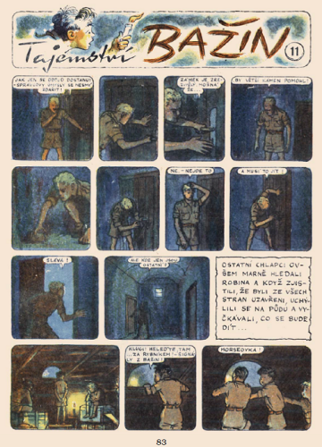 Kreslené seriály časopisu Junák z let 1945 – 1948