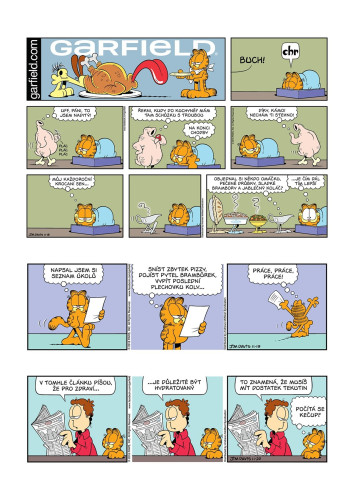 Garfield - Pomalejší nežere (č. 68)